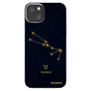 Picasee silikonový průhledný obal pro Apple iPhone 15 Plus - TAURUS