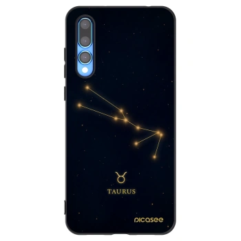 Picasee silikonový černý obal pro Huawei P20 Pro - TAURUS