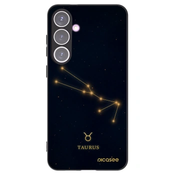 Picasee silikonový černý obal pro Samsung Galaxy S24+ S926B 5G - TAURUS
