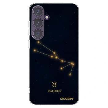 Picasee silikonový průhledný obal pro Samsung Galaxy S24+ S926B 5G - TAURUS