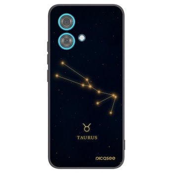 Picasee silikonový černý obal pro Motorola Edge 40 Neo - TAURUS