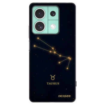 Picasee silikonový černý obal pro Xiaomi Redmi Note 13 5G - TAURUS