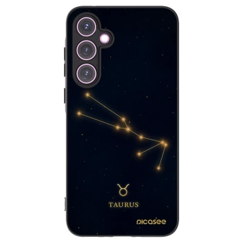 Picasee silikonový černý obal pro Samsung Galaxy A35 5G A356B - TAURUS