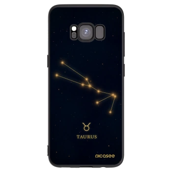 Picasee silikonový černý obal pro Samsung Galaxy S8 G950F - TAURUS