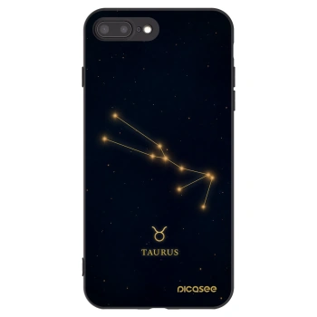 Picasee silikonový černý obal pro Apple iPhone 7 Plus - TAURUS