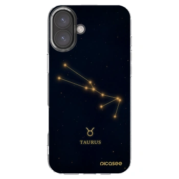 Picasee silikonový průhledný obal pro Apple iPhone 16 Plus - TAURUS