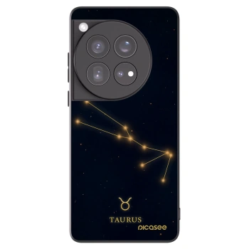 Picasee silikonový černý obal pro OnePlus 12 5G - TAURUS