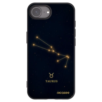 Picasee silikonový černý obal pro Apple iPhone 16e - TAURUS