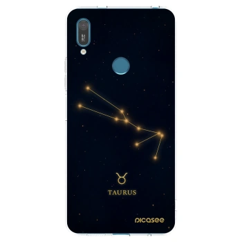 Picasee silikonový průhledný obal pro Huawei Y7 2019 - TAURUS