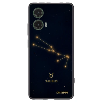Picasee silikonový černý obal pro Motorola Moto G35 5G - TAURUS