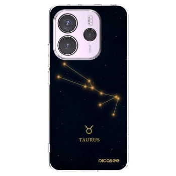 Picasee silikonový průhledný obal pro Xiaomi Redmi Note 14 4G - TAURUS