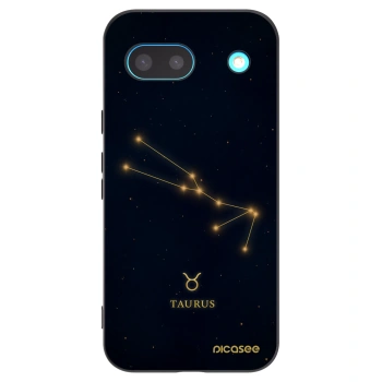 Picasee silikonový černý obal pro Google Pixel 8a - TAURUS