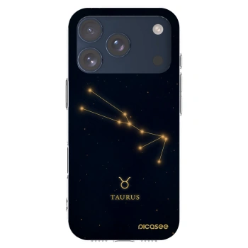 Picasee silikonový průhledný obal pro Apple iPhone 17 Pro - TAURUS