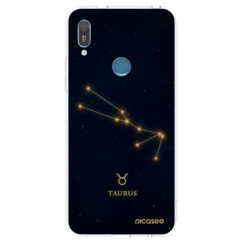 Picasee silikonový průhledný obal pro Huawei Y6 2019 - TAURUS
