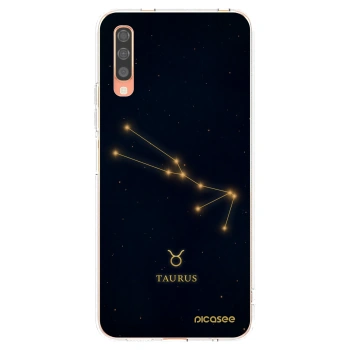 Picasee silikonový průhledný obal pro Samsung Galaxy A70 A705F - TAURUS