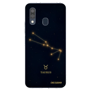 Picasee silikonový průhledný obal pro Samsung Galaxy A40 A405F - TAURUS