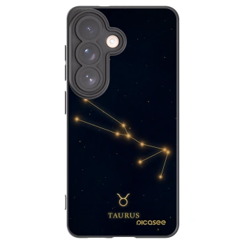 Picasee silikonový černý obal pro Samsung Galaxy S26 - TAURUS