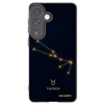 Picasee silikonový černý obal pro Samsung Galaxy S26+ - TAURUS