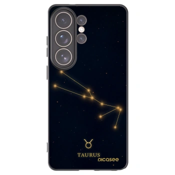 Picasee silikonový černý obal pro Samsung Galaxy S26 Ultra - TAURUS