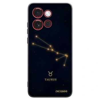 Picasee silikonový černý obal pro Motorola Edge 60 Neo 5G - TAURUS