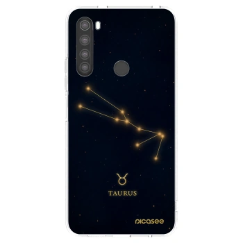 Picasee silikonový průhledný obal pro Xiaomi Redmi Note 8 - TAURUS