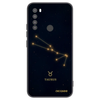 Picasee silikonový černý obal pro Xiaomi Redmi Note 8 - TAURUS