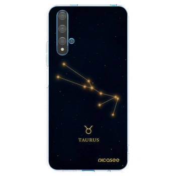 Picasee silikonový průhledný obal pro Huawei Nova 5T - TAURUS