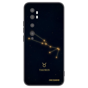 Picasee silikonový černý obal pro Xiaomi Mi Note 10 (Pro) - TAURUS