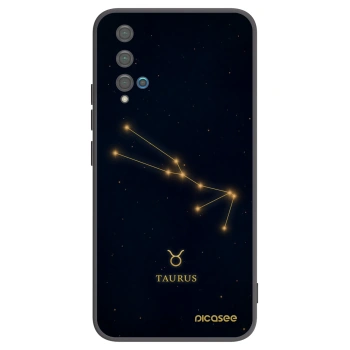 Picasee silikonový černý obal pro Huawei Nova 5T - TAURUS