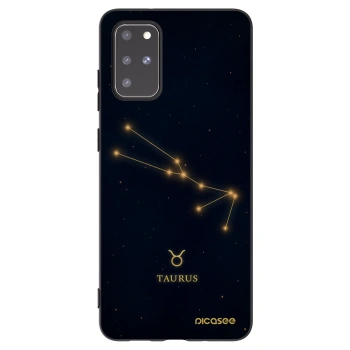 Picasee silikonový černý obal pro Samsung Galaxy S20+ G985F - TAURUS