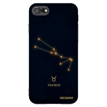 Picasee silikonový průhledný obal pro Apple iPhone SE 2020 - TAURUS