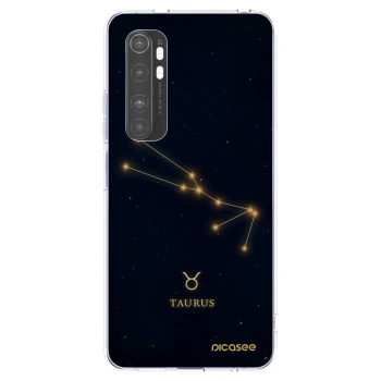 Picasee silikonový průhledný obal pro Xiaomi Mi Note 10 Lite - TAURUS