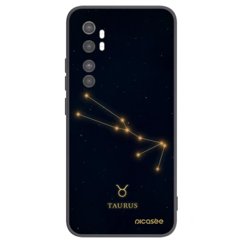Picasee silikonový černý obal pro Xiaomi Mi Note 10 Lite - TAURUS