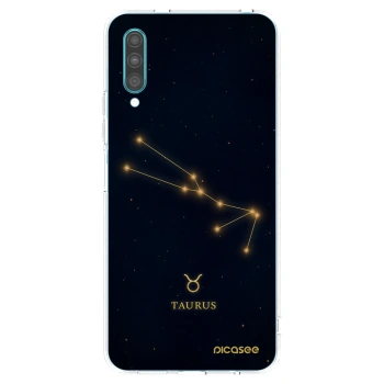 Picasee silikonový průhledný obal pro Samsung Galaxy A30s A307F - TAURUS