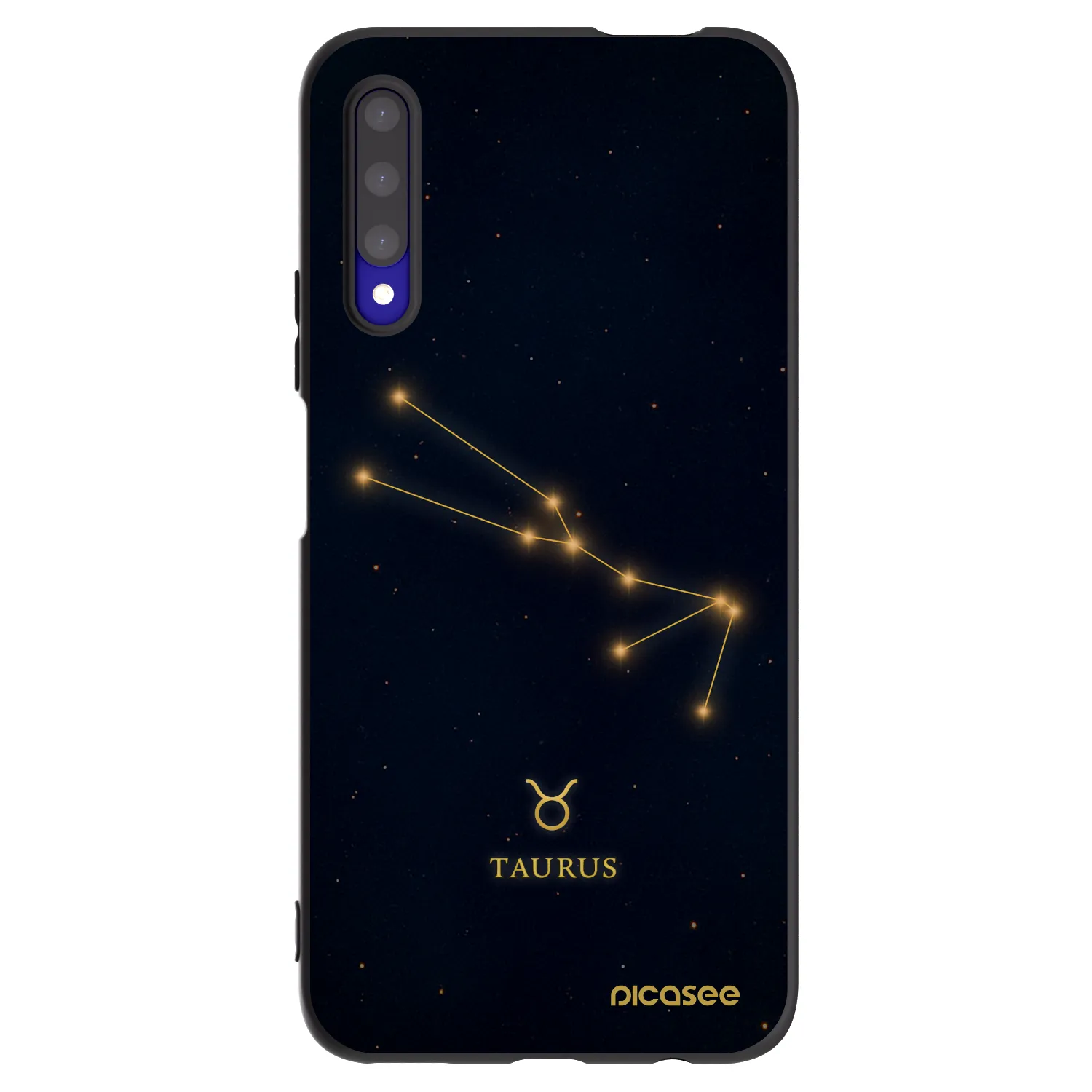 Picasee silikonový černý obal pro Honor 9X Pro - TAURUS