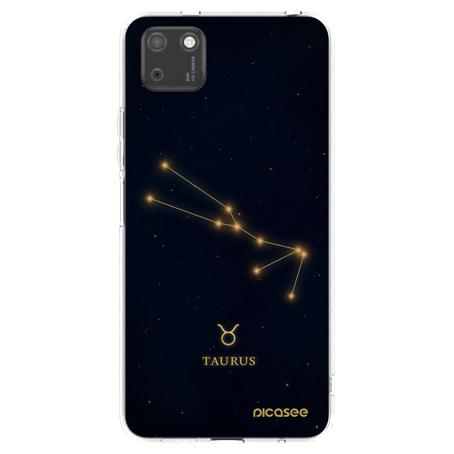 Picasee silikonový průhledný obal pro Huawei Y5P - TAURUS