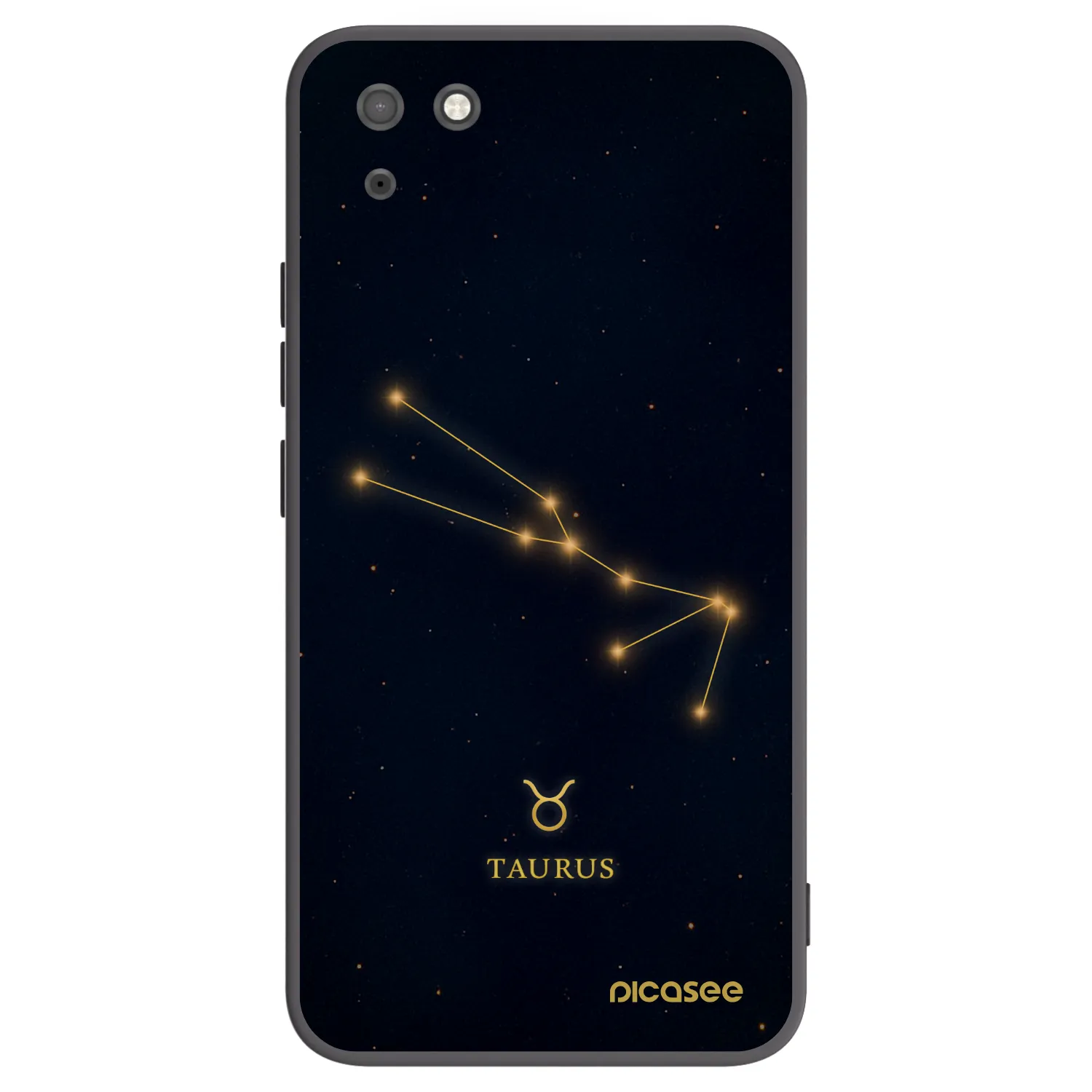 Picasee silikonový černý obal pro Huawei Y5P - TAURUS