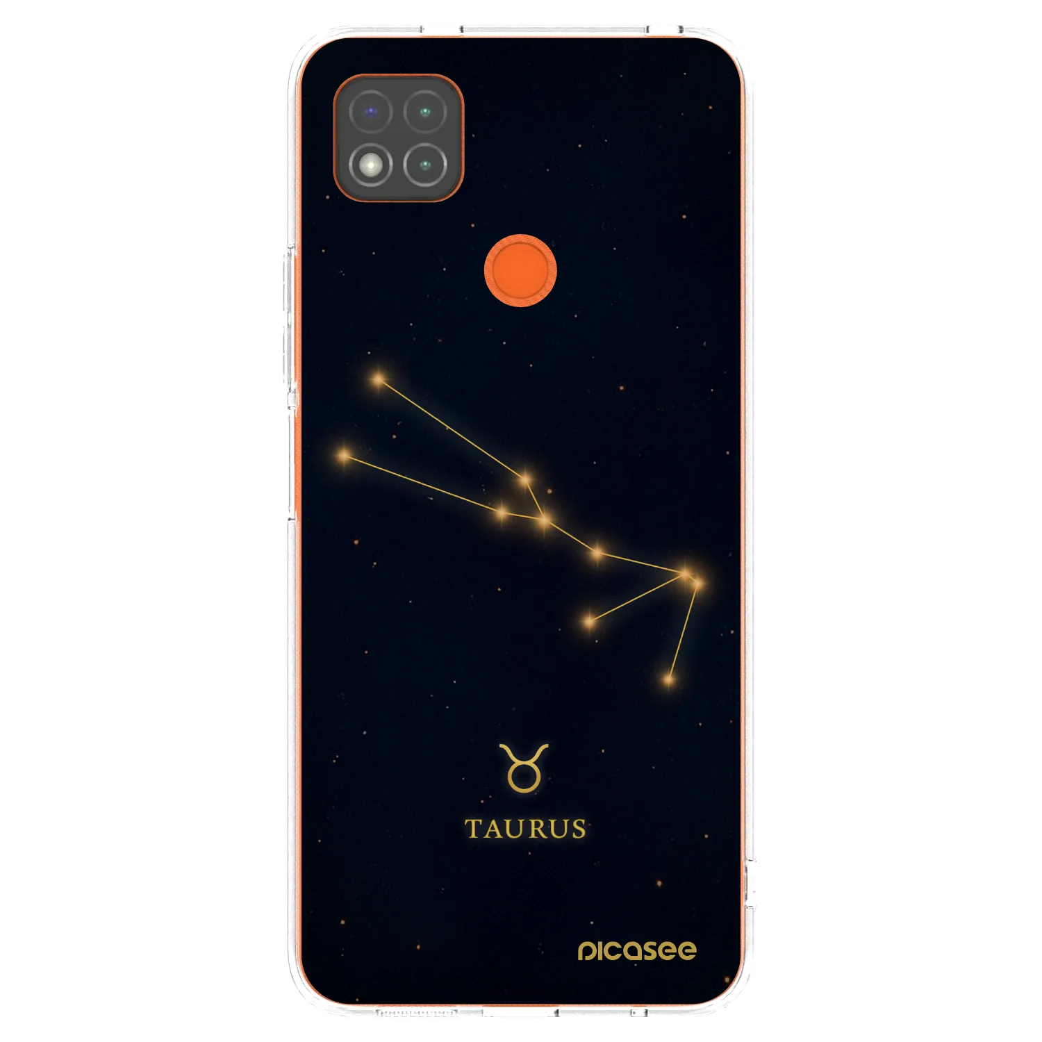 Picasee silikonový průhledný obal pro Xiaomi Redmi 9C - TAURUS