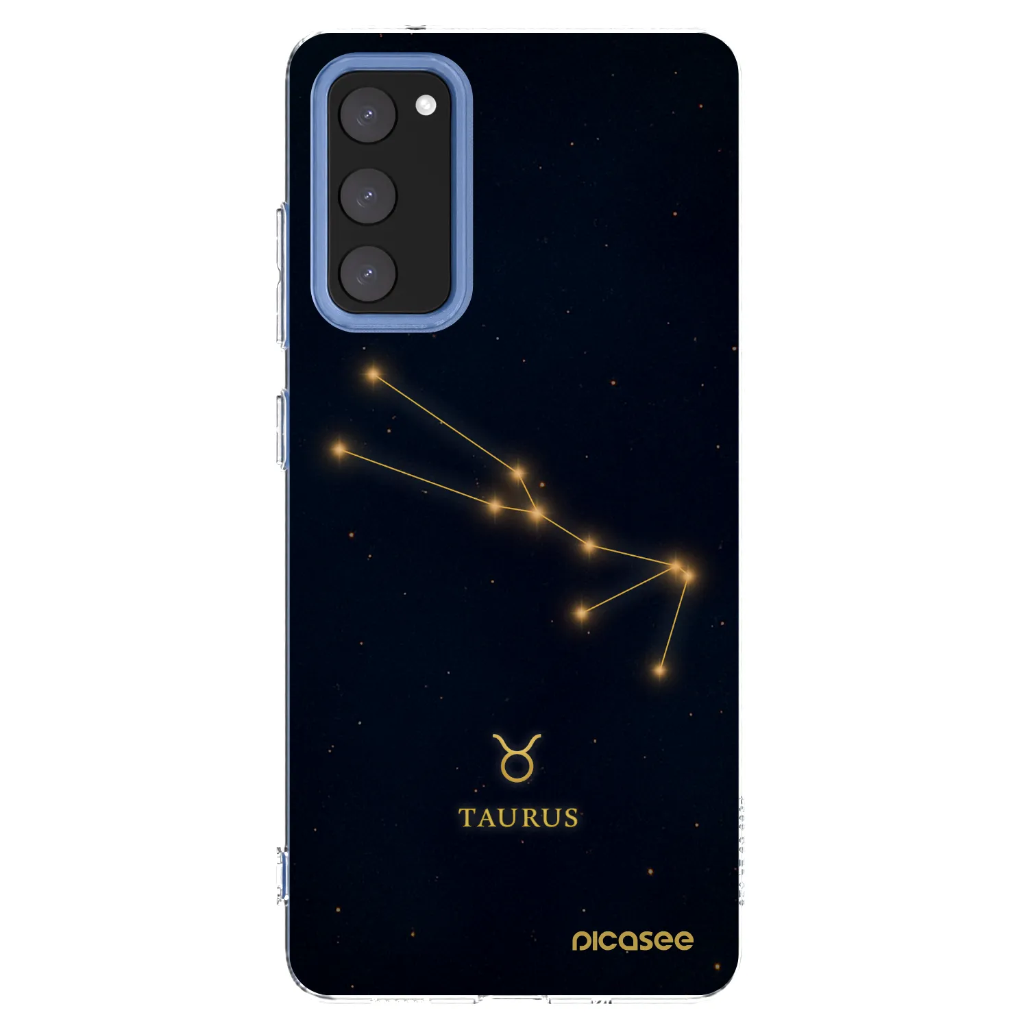 Picasee silikonový průhledný obal pro Samsung Galaxy S20 FE - TAURUS