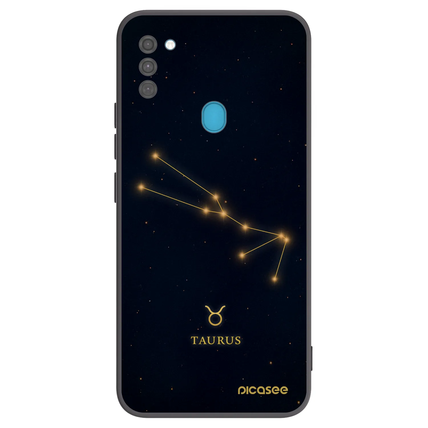 Picasee silikonový černý obal pro Samsung Galaxy M11 - TAURUS