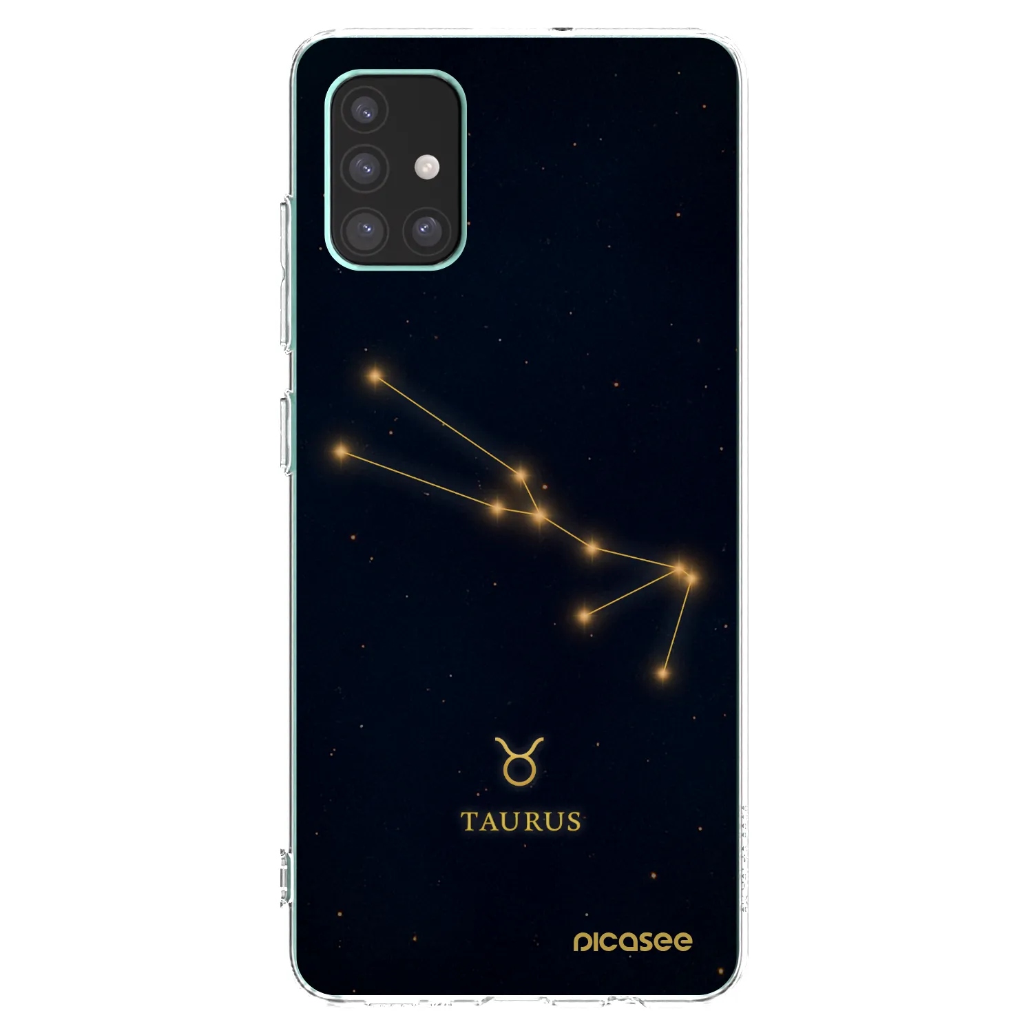 Picasee silikonový průhledný obal pro Samsung Galaxy M51 M515F - TAURUS