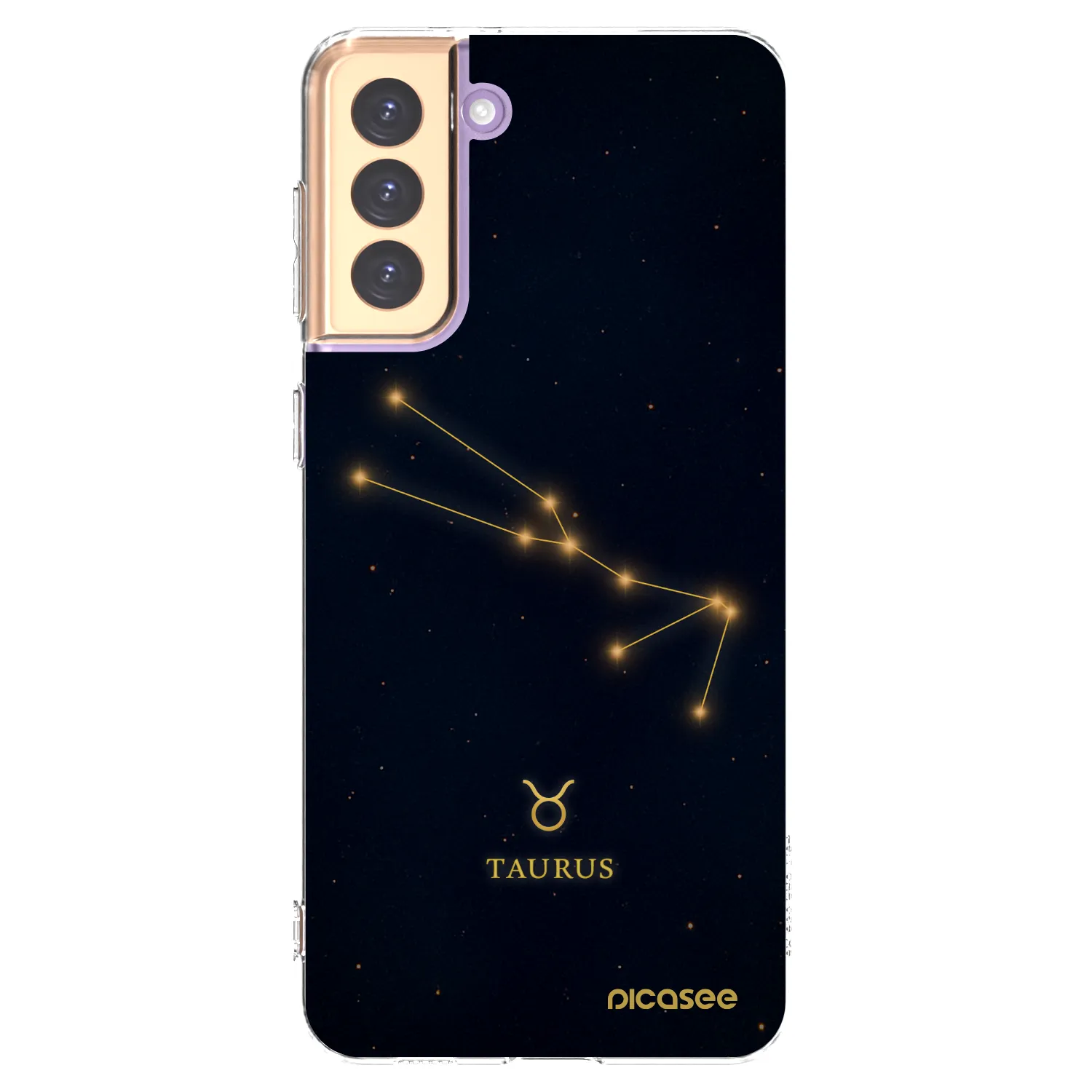 Picasee silikonový průhledný obal pro Samsung Galaxy S21+ 5G G996F - TAURUS
