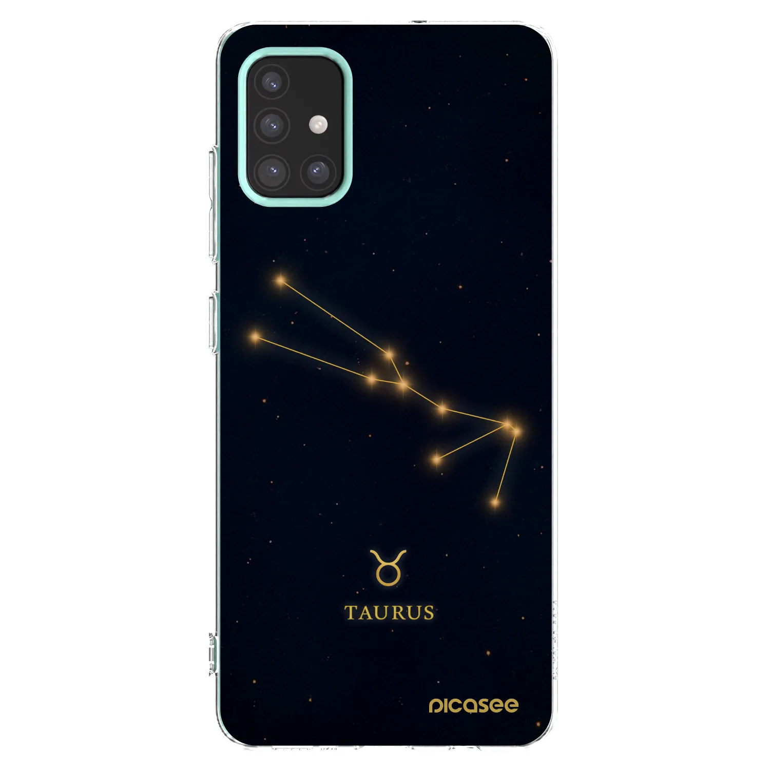 Picasee silikonový průhledný obal pro Samsung Galaxy M31s - TAURUS