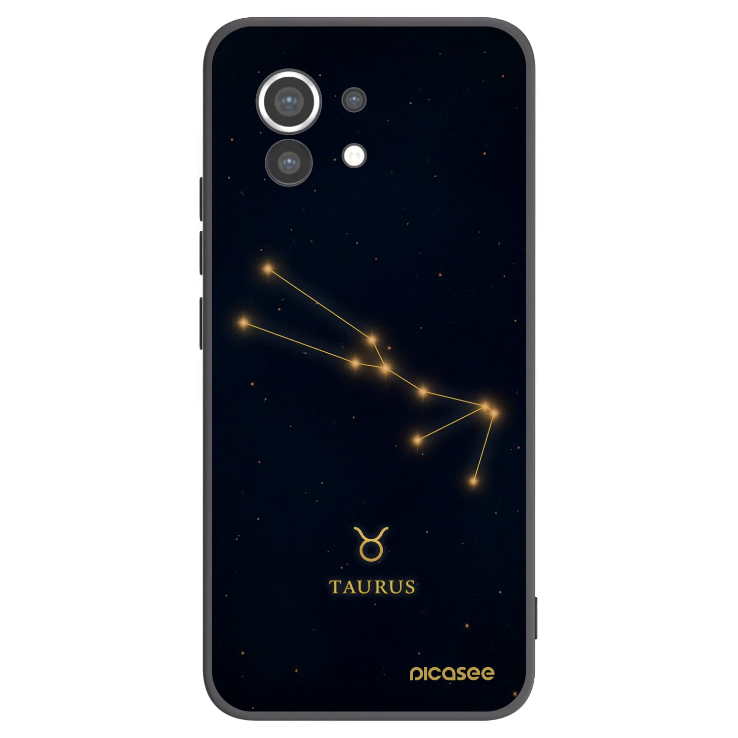 Picasee silikonový černý obal pro Xiaomi Mi 11 - TAURUS