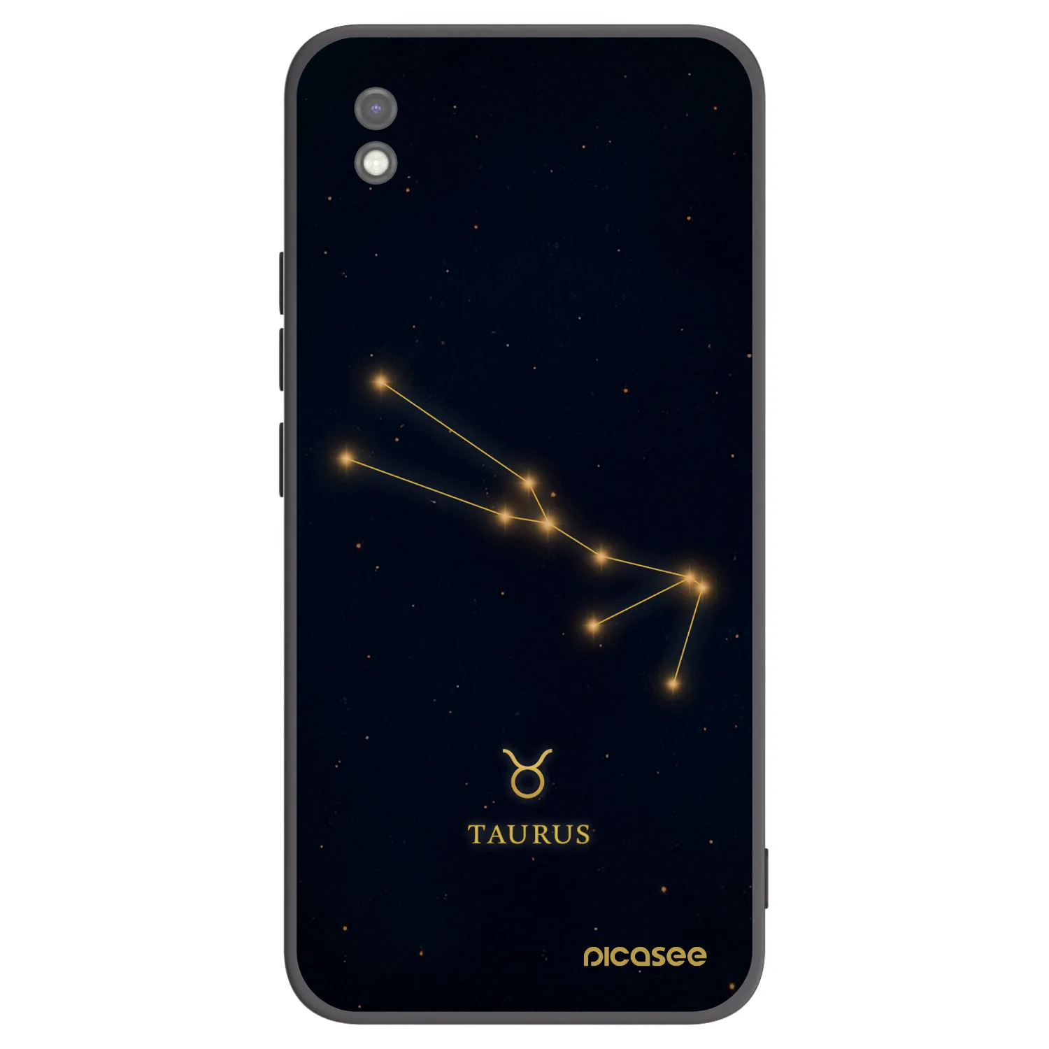 Picasee silikonový černý obal pro Xiaomi Redmi 9AT - TAURUS