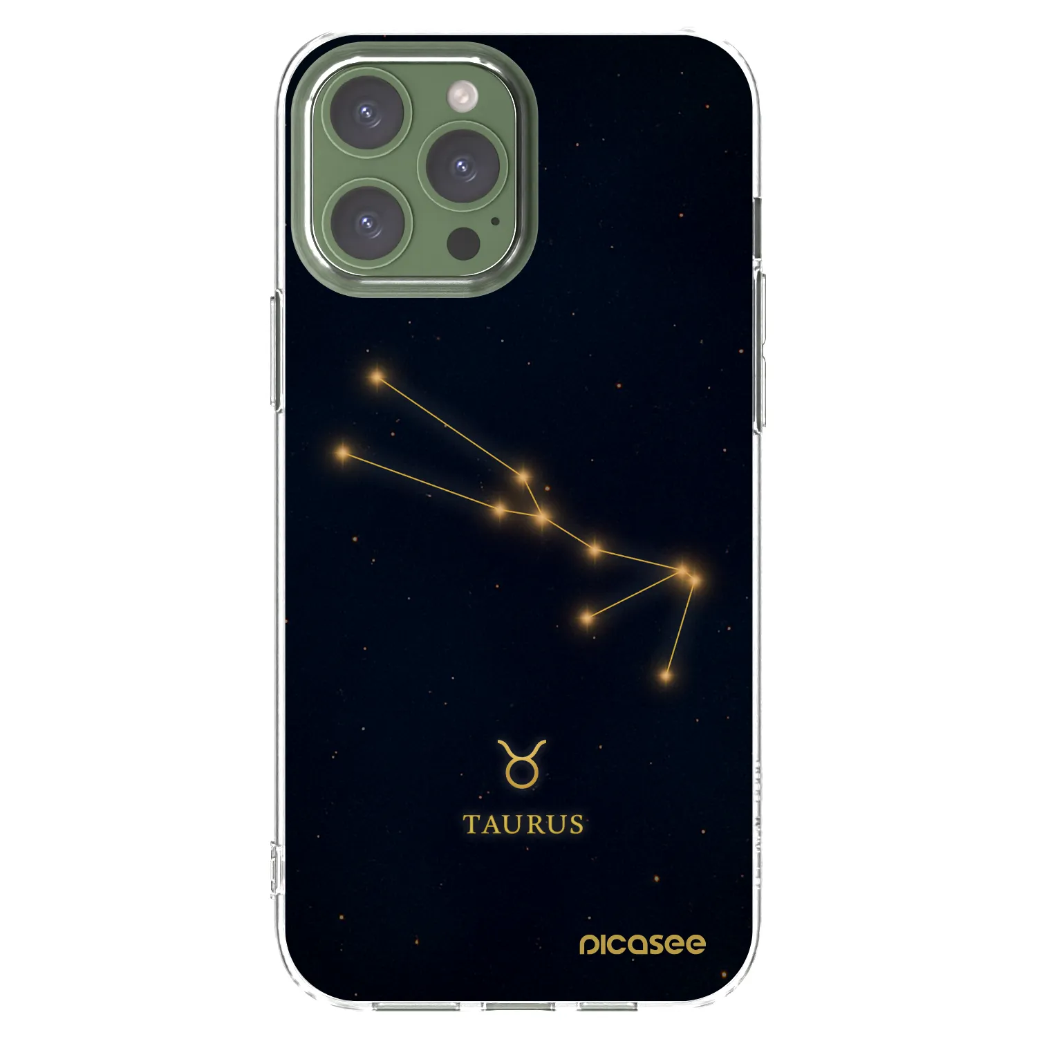Picasee silikonový průhledný obal pro Apple iPhone 13 Pro Max - TAURUS
