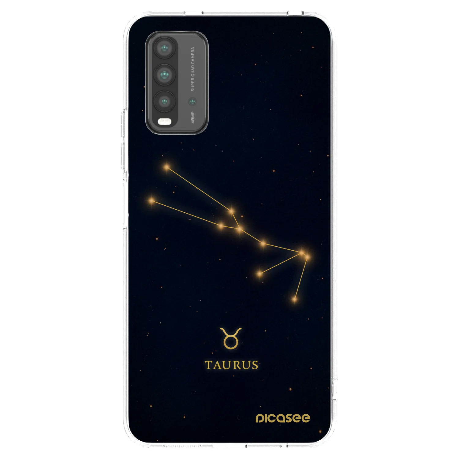 Picasee silikonový černý obal pro Xiaomi Redmi 9T - TAURUS