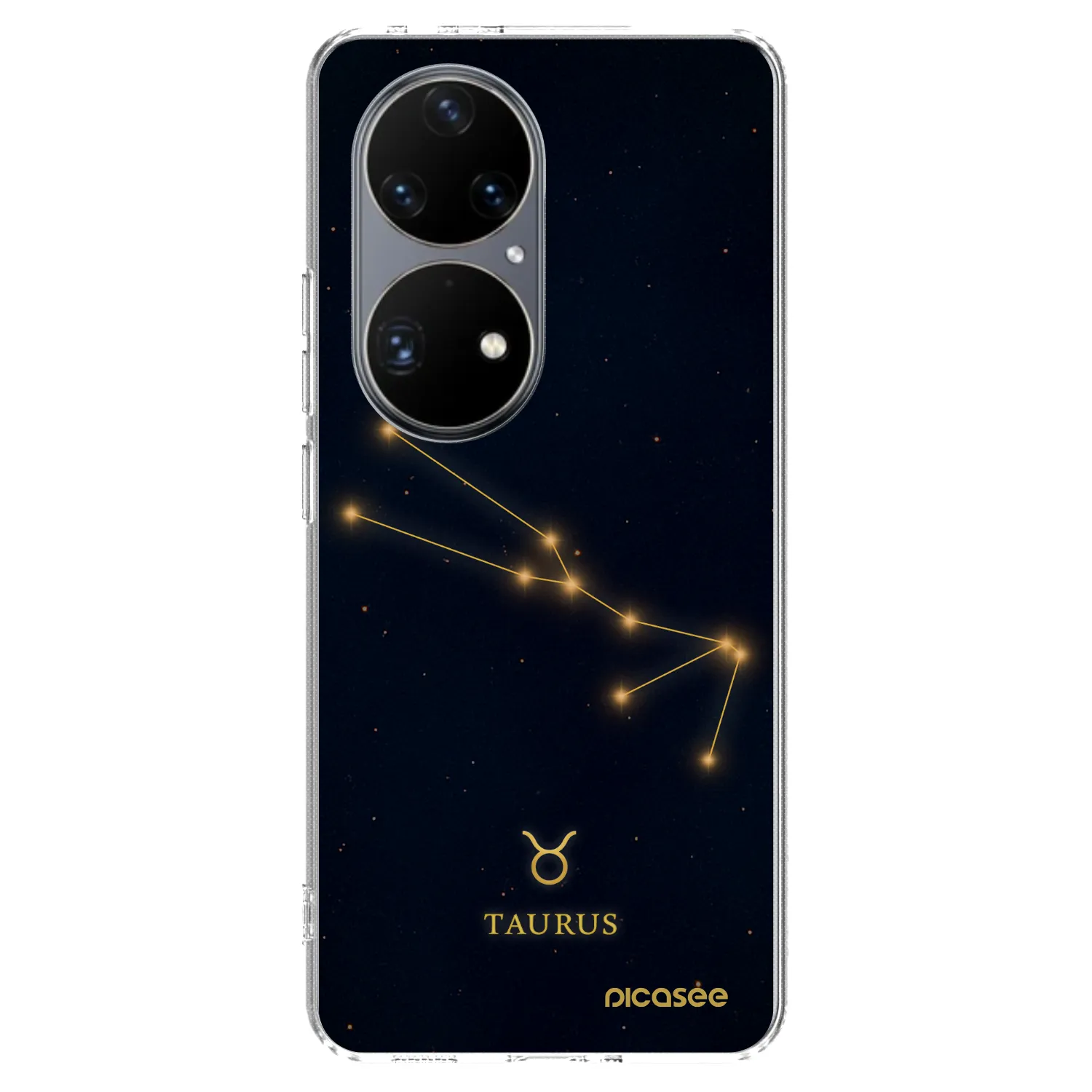 Picasee silikonový průhledný obal pro Huawei P50 - TAURUS