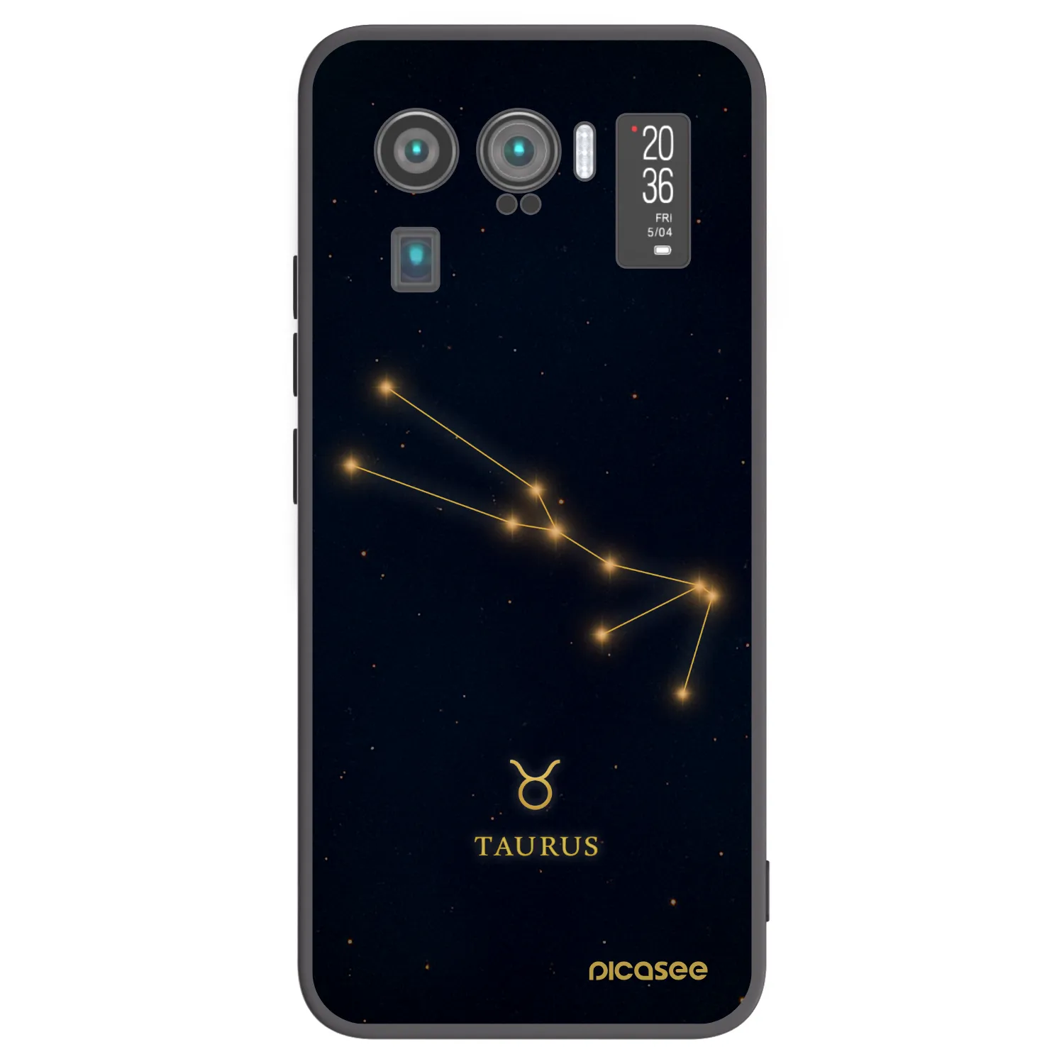 Picasee silikonový černý obal pro Xiaomi Mi 11 Ultra - TAURUS
