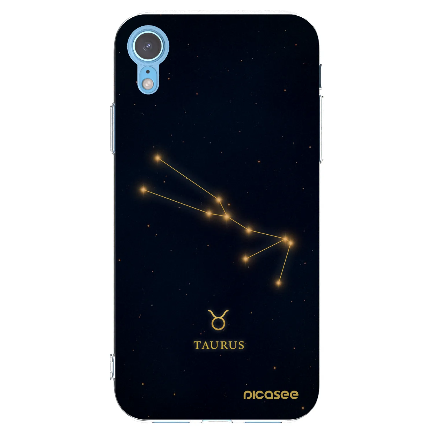 Picasee silikonový průhledný obal pro Apple iPhone XR - TAURUS